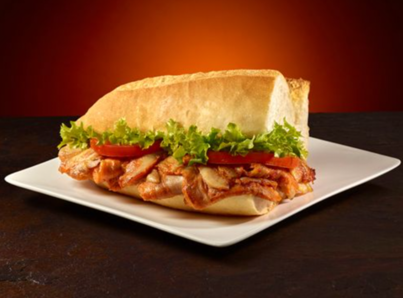 Yarım Ekmek Arası Tavuk Döner Menü