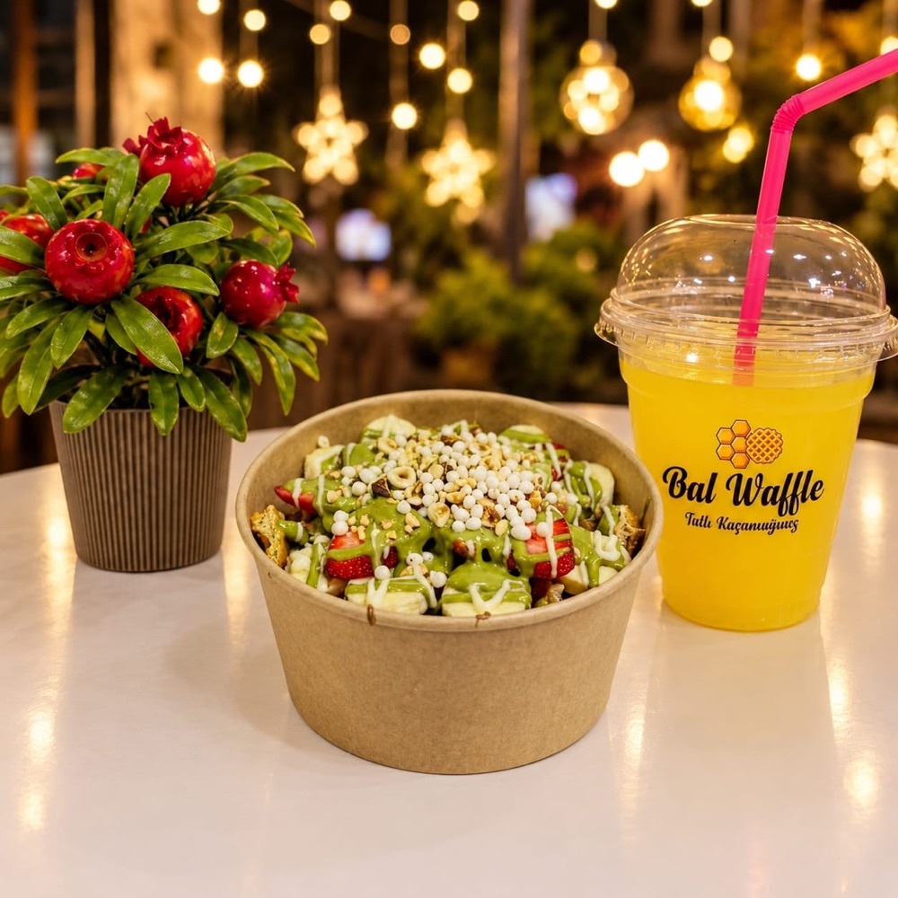 Bal Fıstığı Bowl Waffle