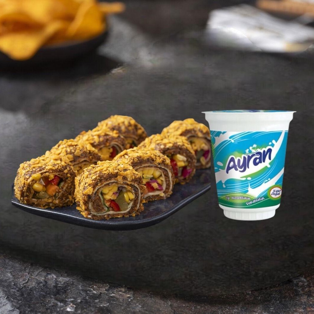Battalbey Doritoslu Suşi Çiğ Köfte Ayran Menü