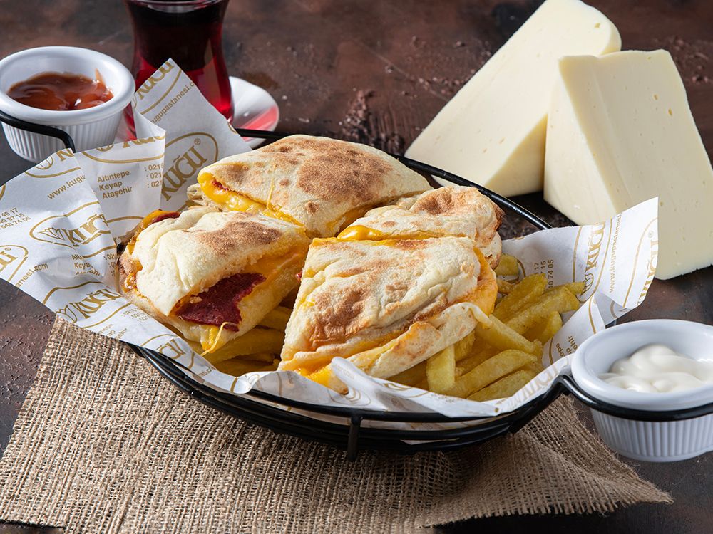 3'lü Bazlama Tost