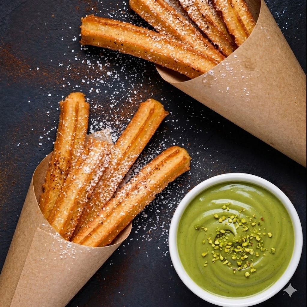 Churros 3 Adet (Antep Fıstığı Sos)
