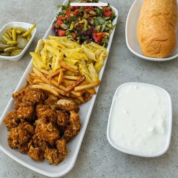 Berat cipslenmiş Çıtır Tavuk Porsiyon