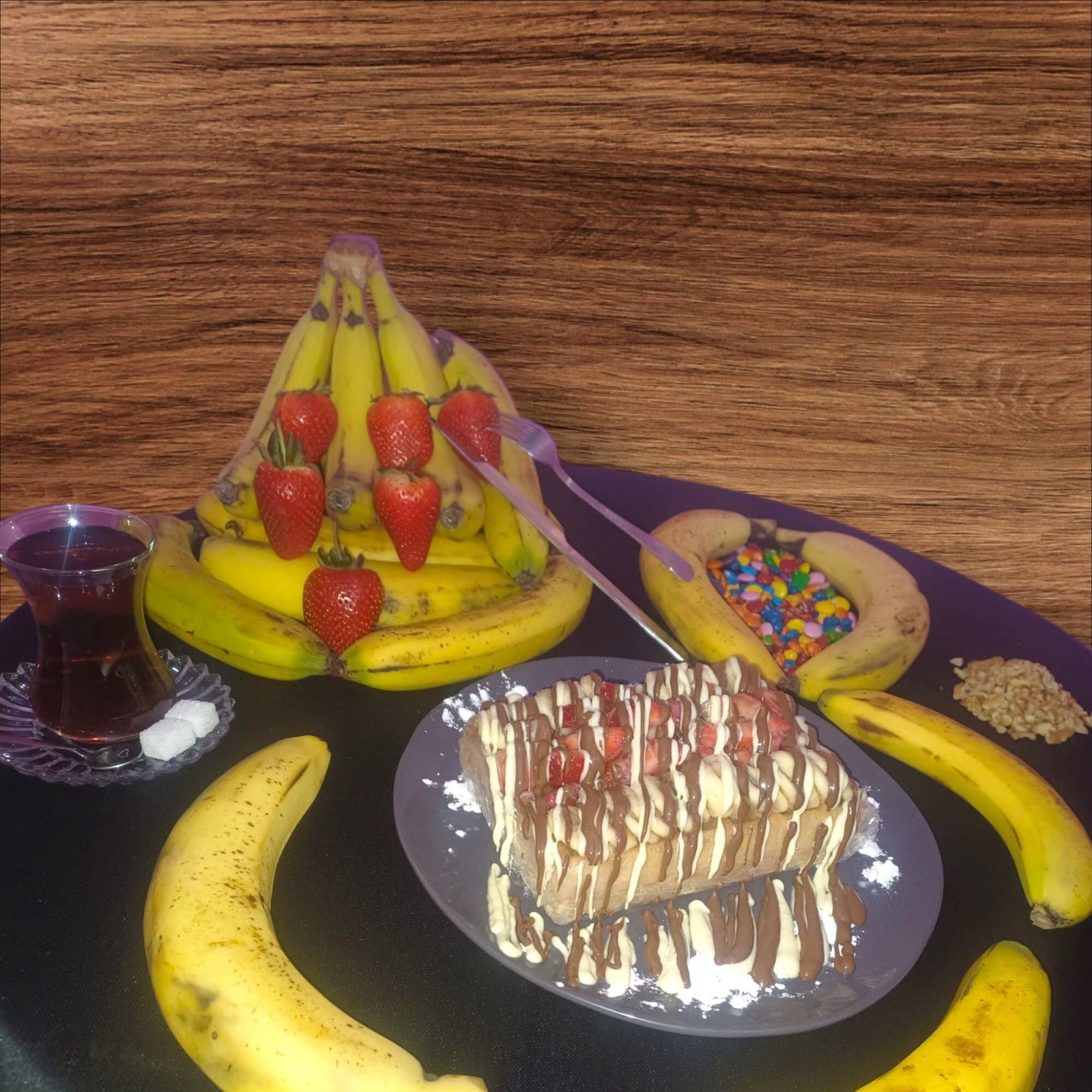 Sütlü Çikolatalı Waffle