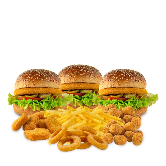 Triple ChickBurger Menü