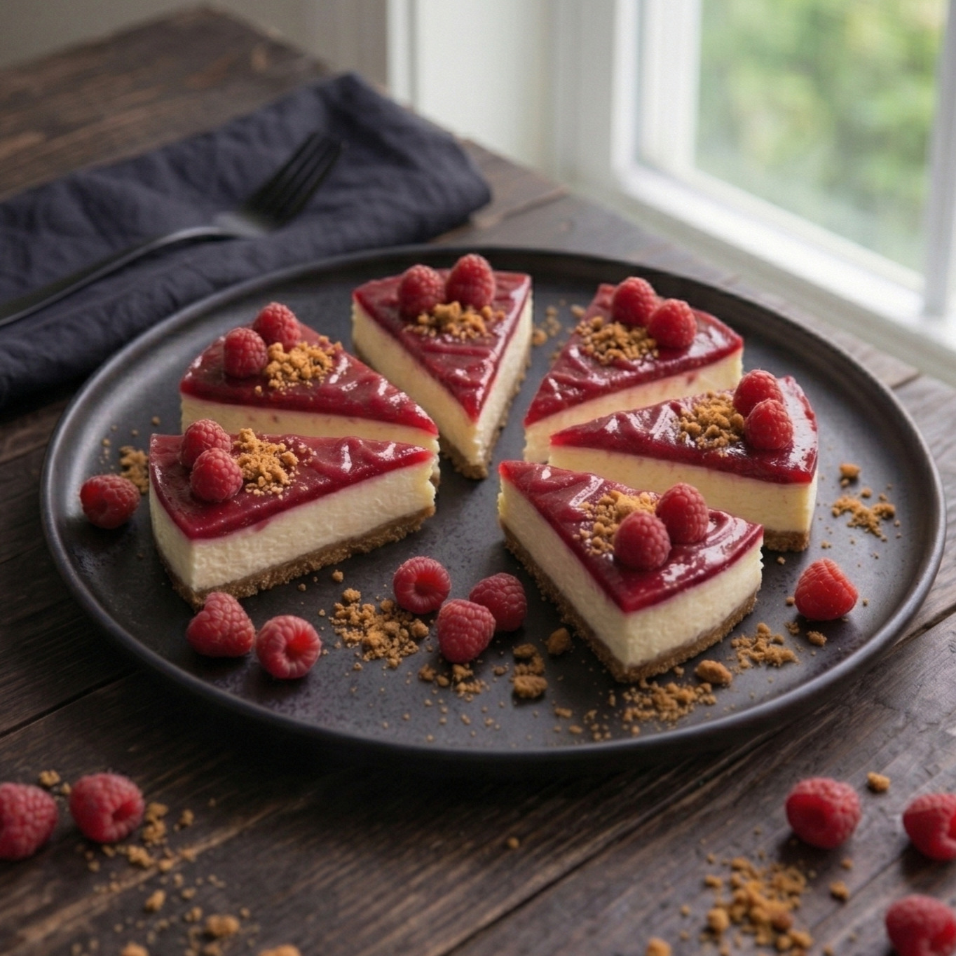 Frambuazlı Cheesecake