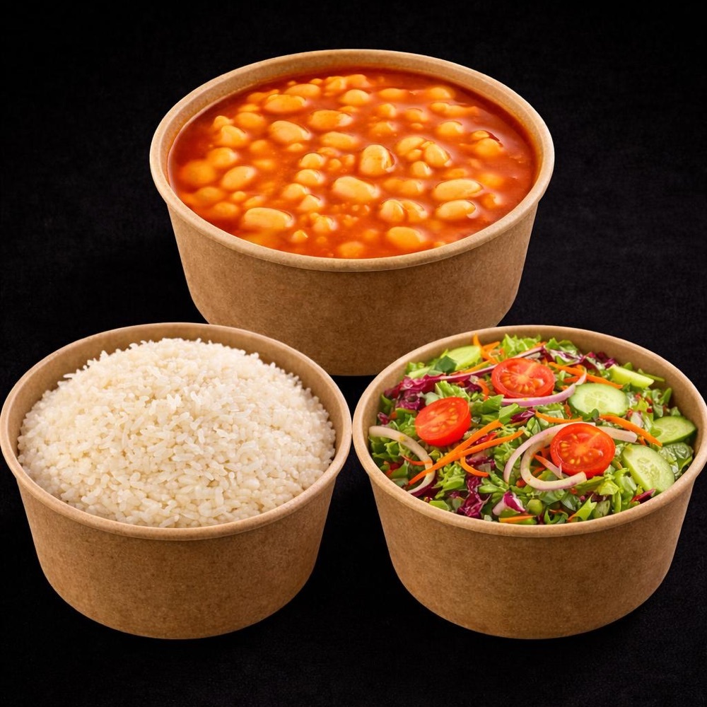 Kuru Fasülye Menü ( Pilav + Salata )