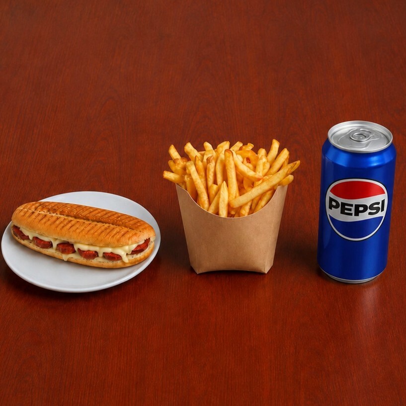 Tam Ekmek Karışık Pepsi Menü