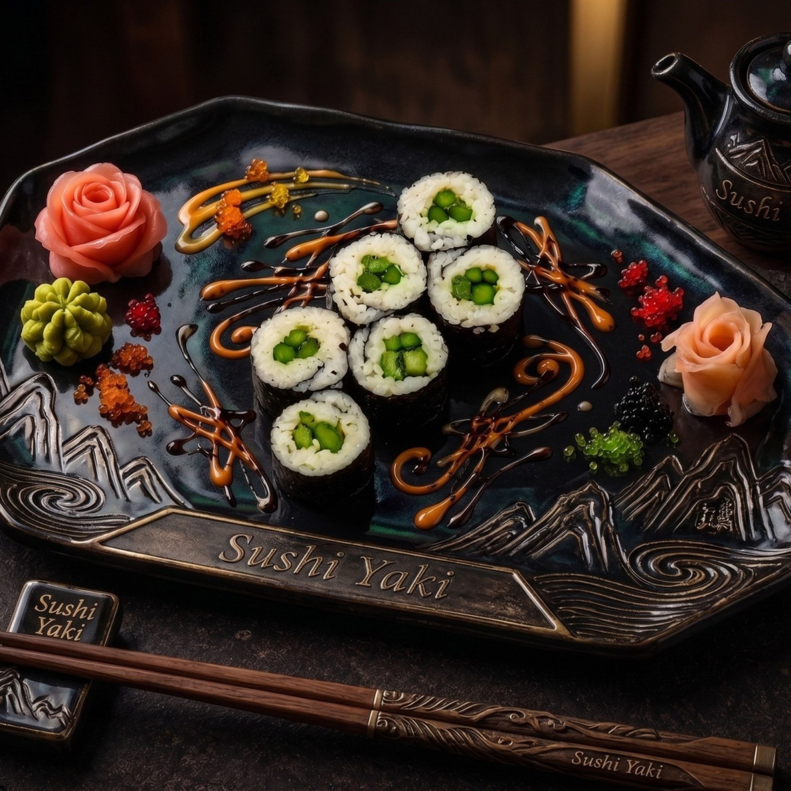 193- Asparagus Maki Roll (6 Pcs.)