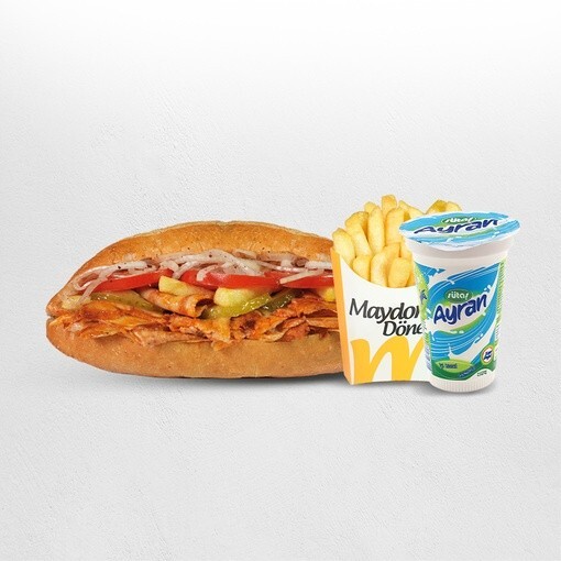 Sandviç Tavuk Döner Menü