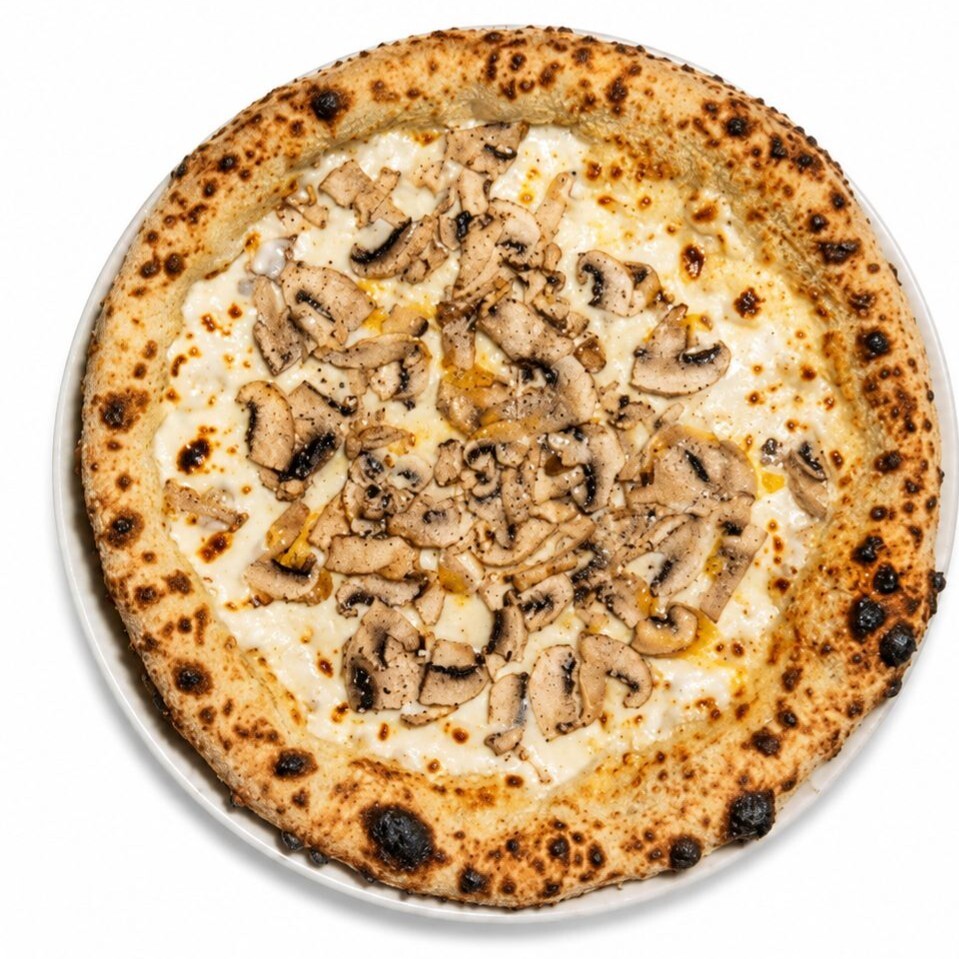Mantarlı TRÜF yağlı pizza