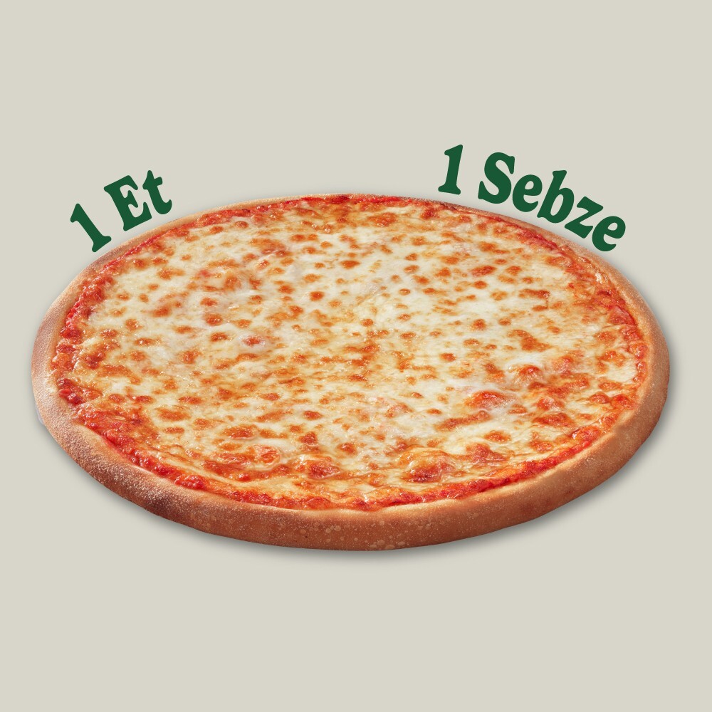 Pizzanı Tasarla (1 Et - 1 Sebze) (Büyük)