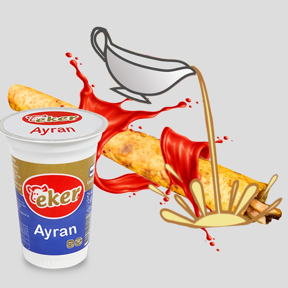 Sarımsaklı Mayonezli Zurna Dürüm Menü