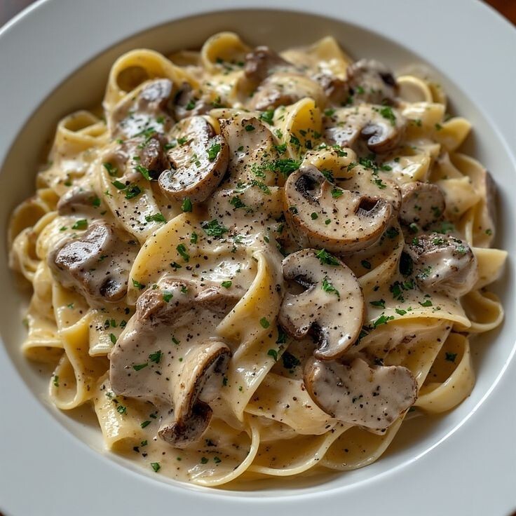 Mushroom Penne