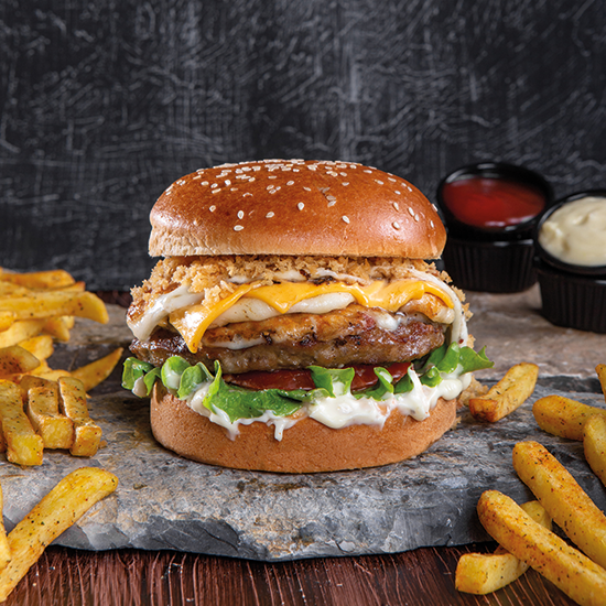 Cheesy Beast Burger