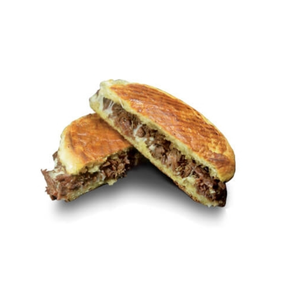 Kavurma Cheddar Kaşarlı Bazlama Tost