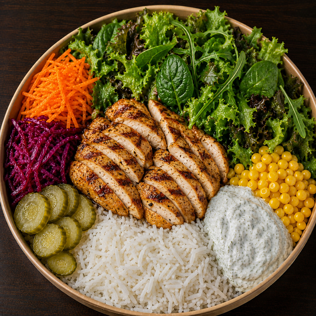 Izgara Tavuk Göğüs Basmati Bowl