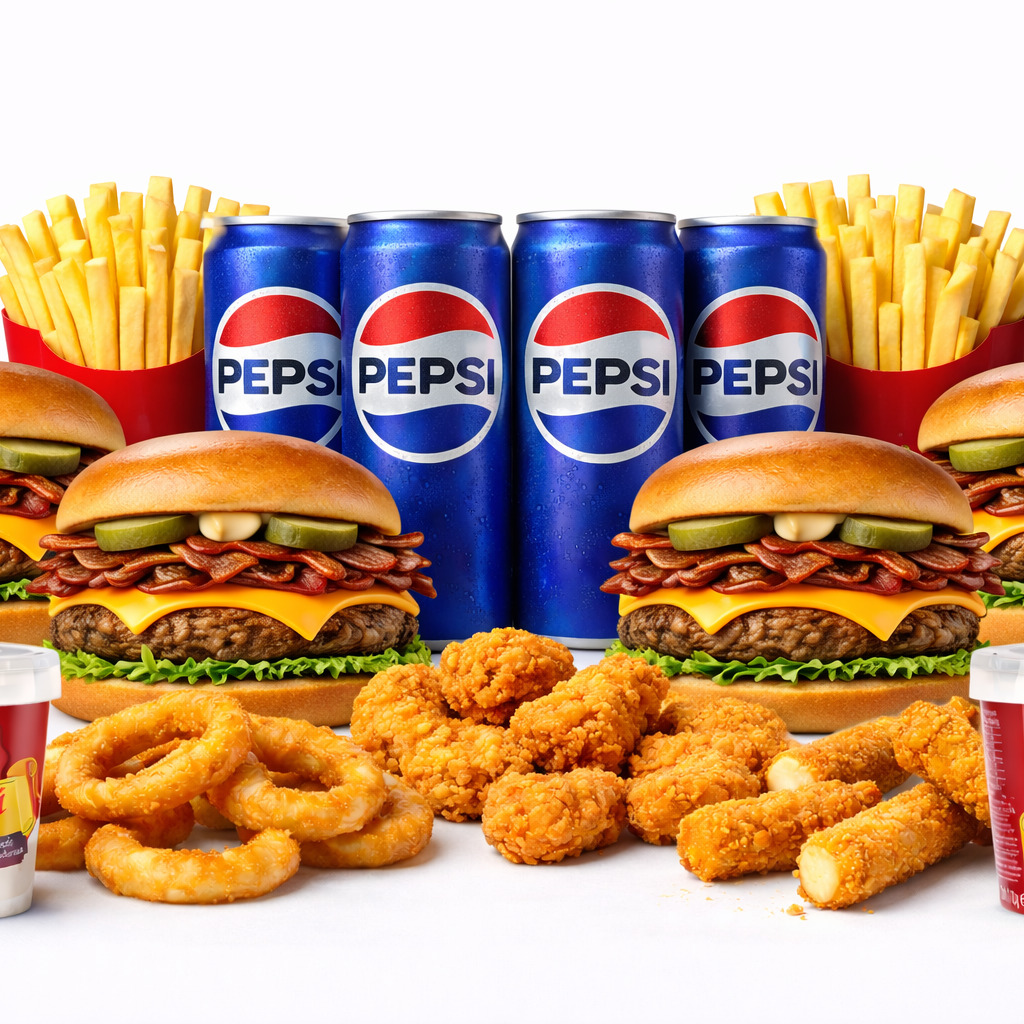 Aile Boyu Mr Burger Menü