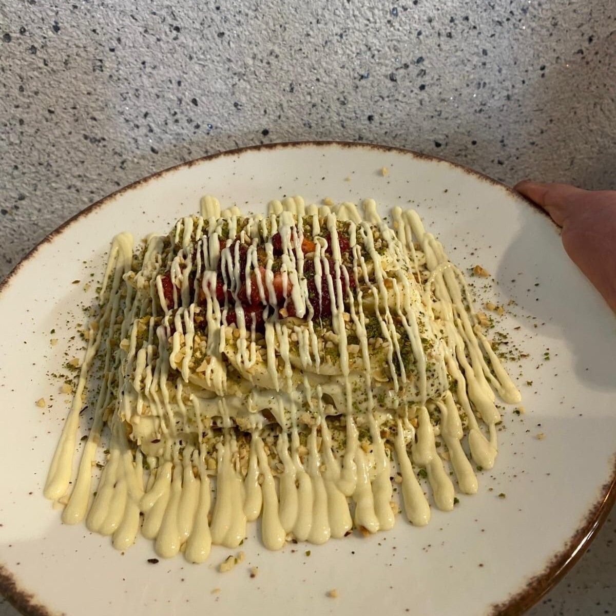White BOWL waffle