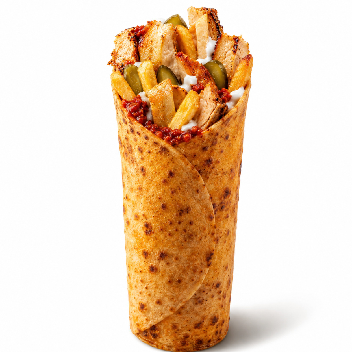 Hatay Soslu Tavuk Döner Dürüm (100 Gr)