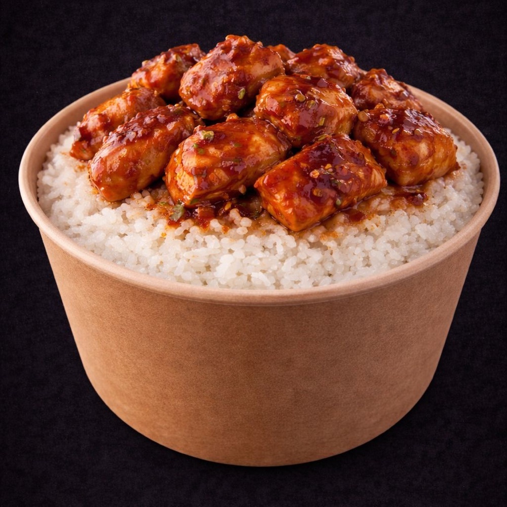 Barbekü Soslu Tavuklu Pilav