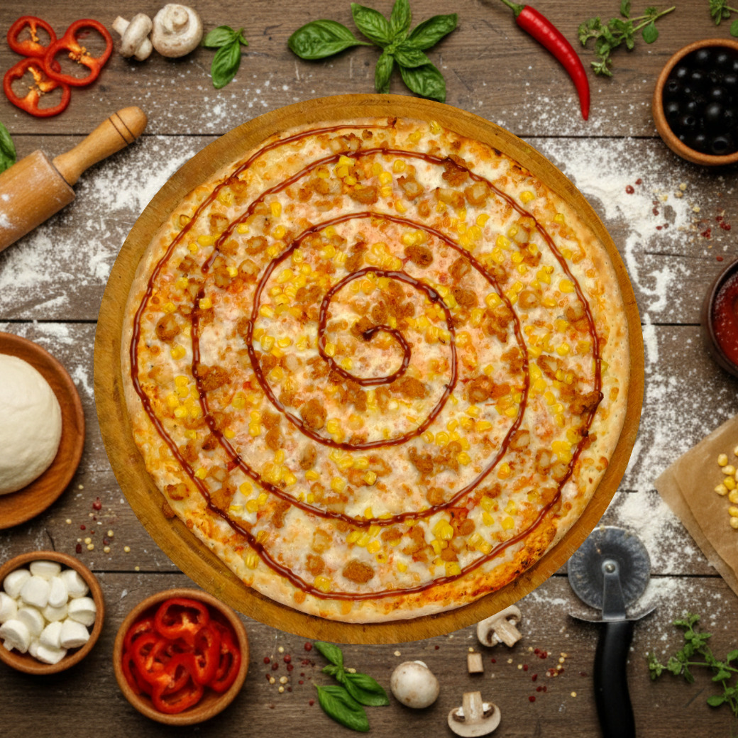 Barbeküs Pizza (küçük)
