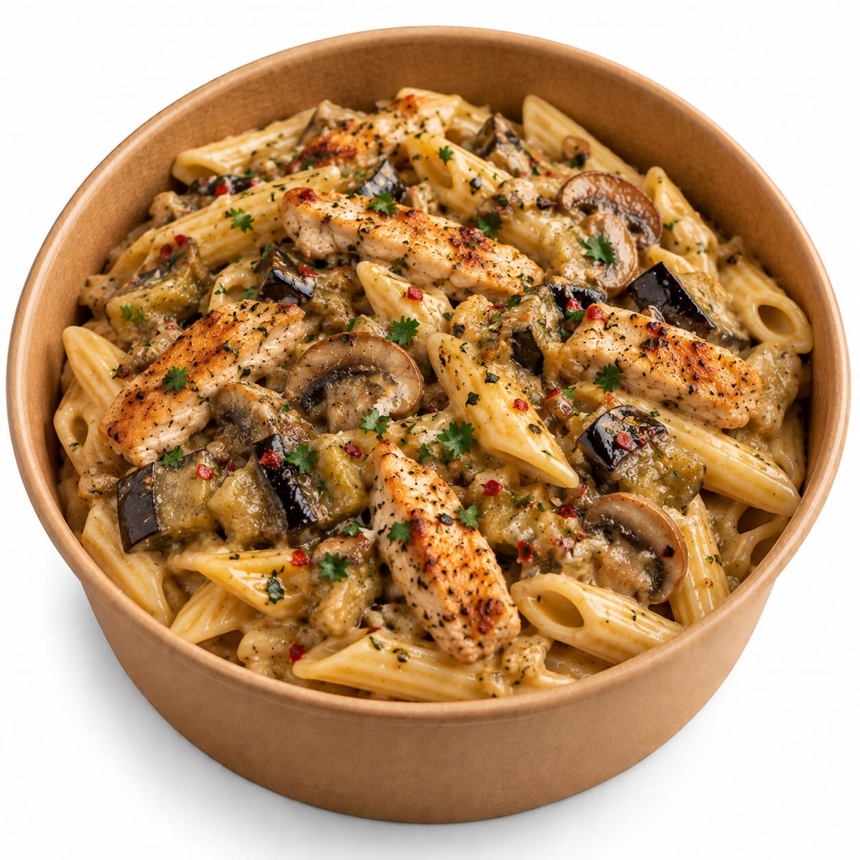 Köz Patlıcanlı Penne