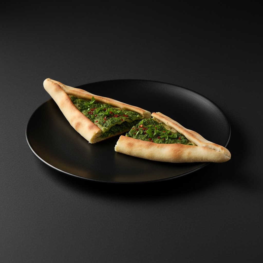 Ispanaklı Karışık Pide