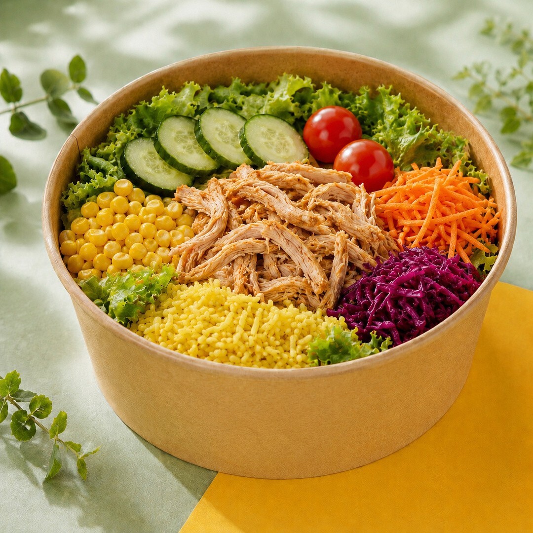 Sebzeli Köfteli Salata