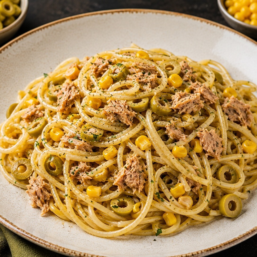 Spagetti Ton Balıklı