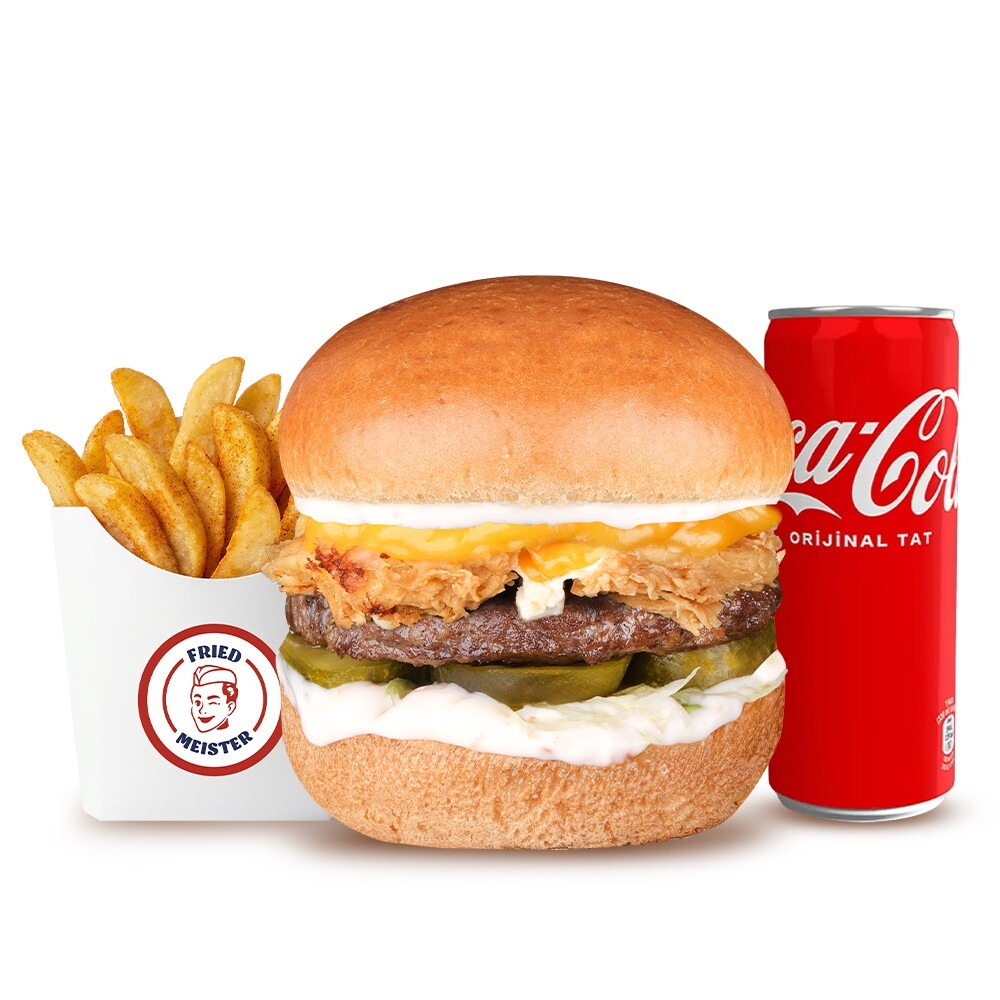 Meister Crispy Cheese Burger Menü