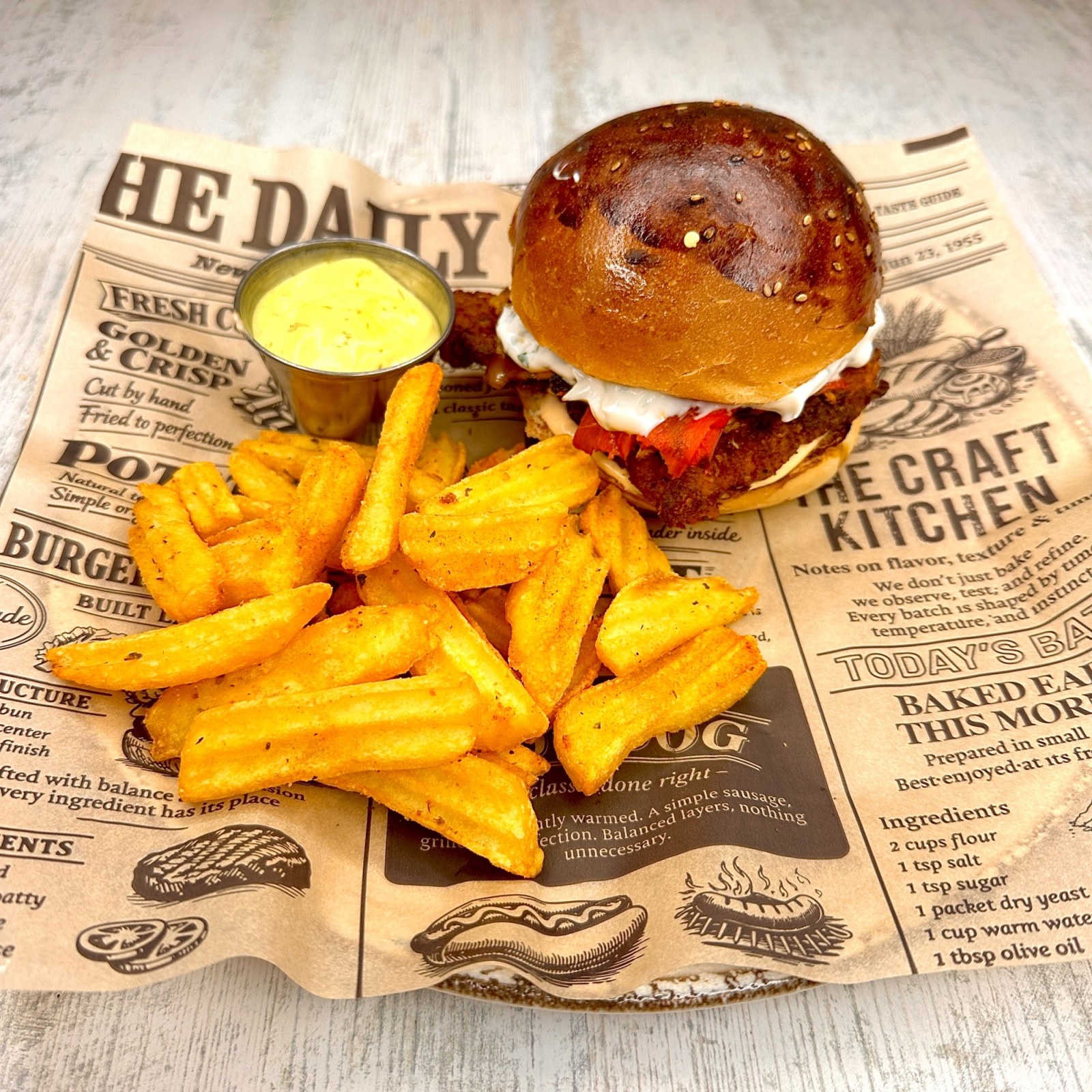 Hot Fire Chicken Burger