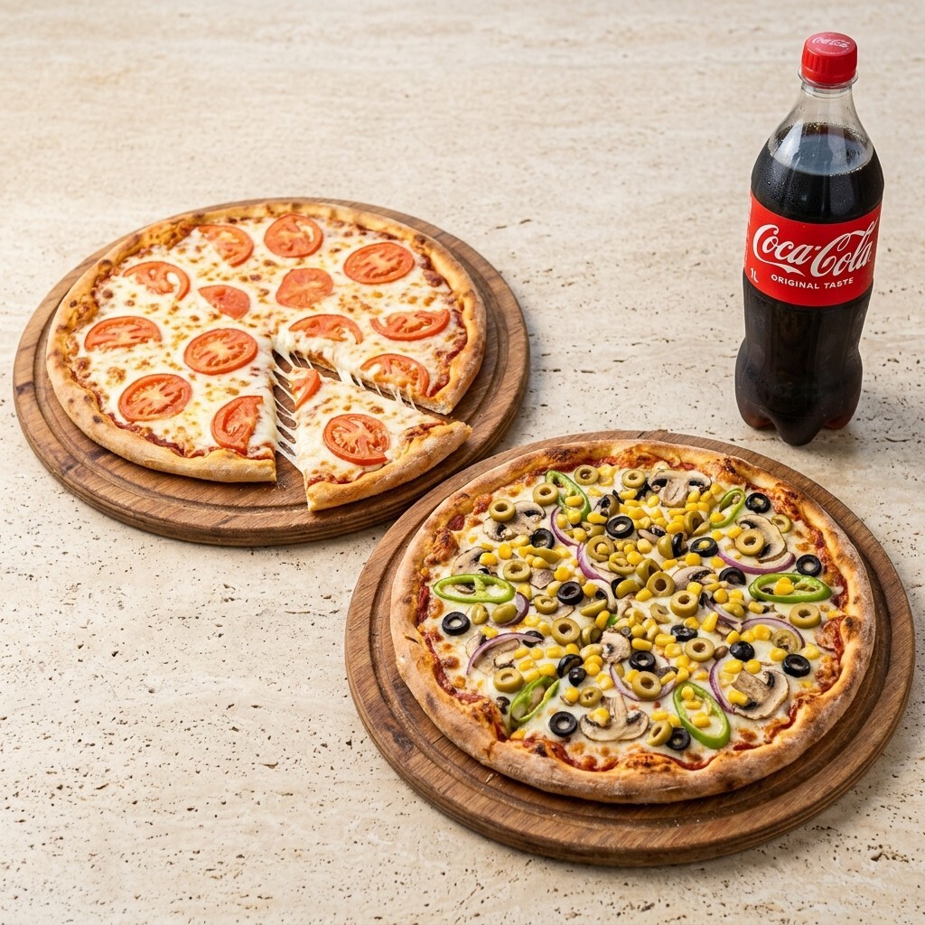 2'li Pizza (Büyük Boy) Menü