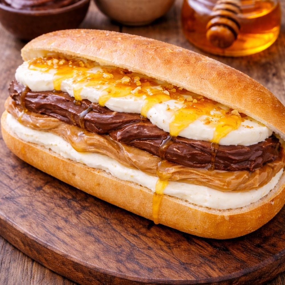 ⭐ Tatlı Kahvaltı Sandviçi