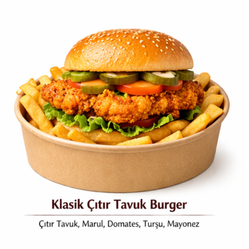 Çıtır Gurme Tavuk Burger
