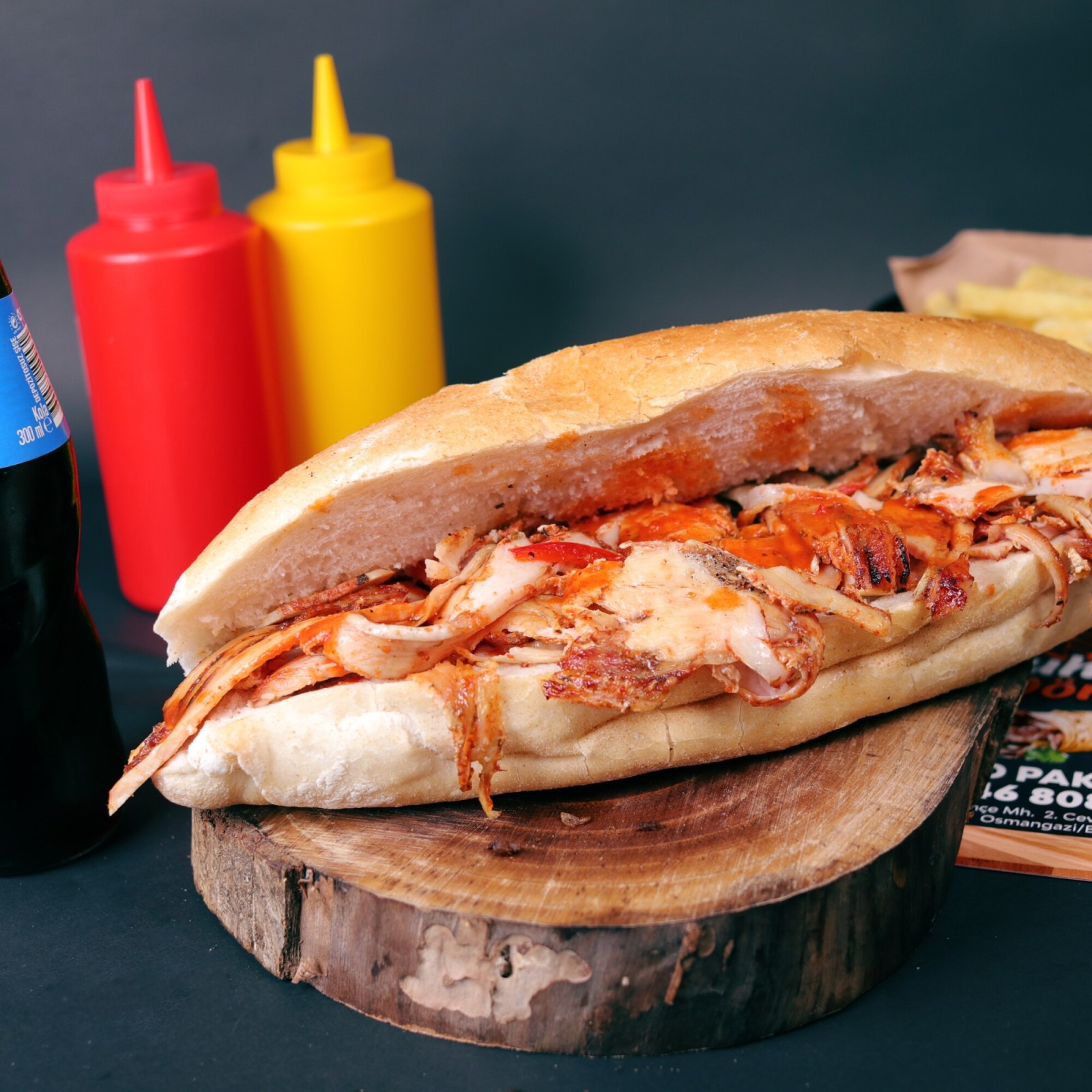 Tam Ekmek Arası Tavuk Döner Menü