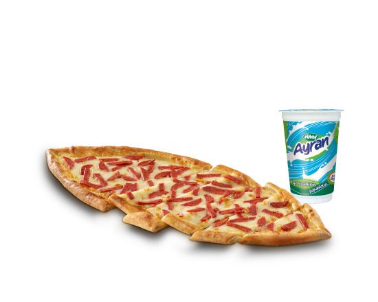 Turka Sucuklu Kaşarlı Pide Menü