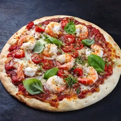 Kalamar Karides Pizza
