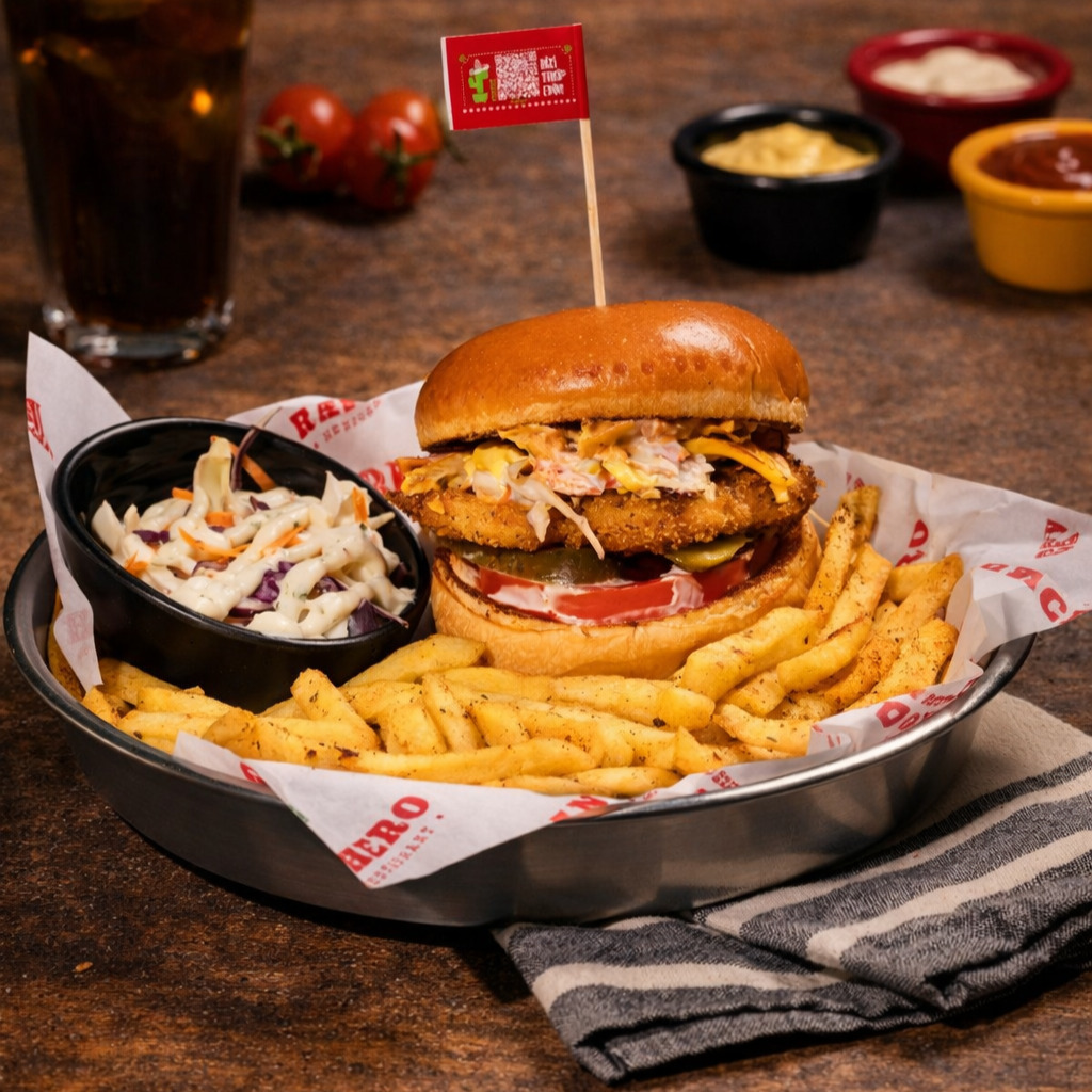 Cajun Schnitzel Burger