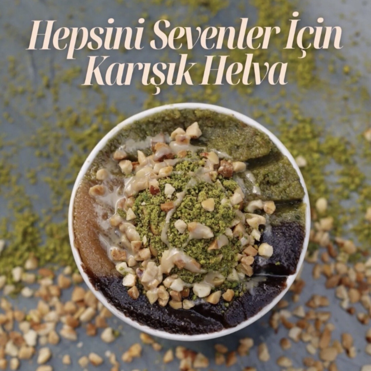 Dondurmalı Karışık Atom Helva (Küçük Boy)