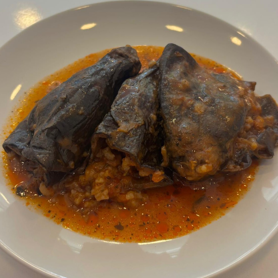 Kuru Patlıcan Dolması