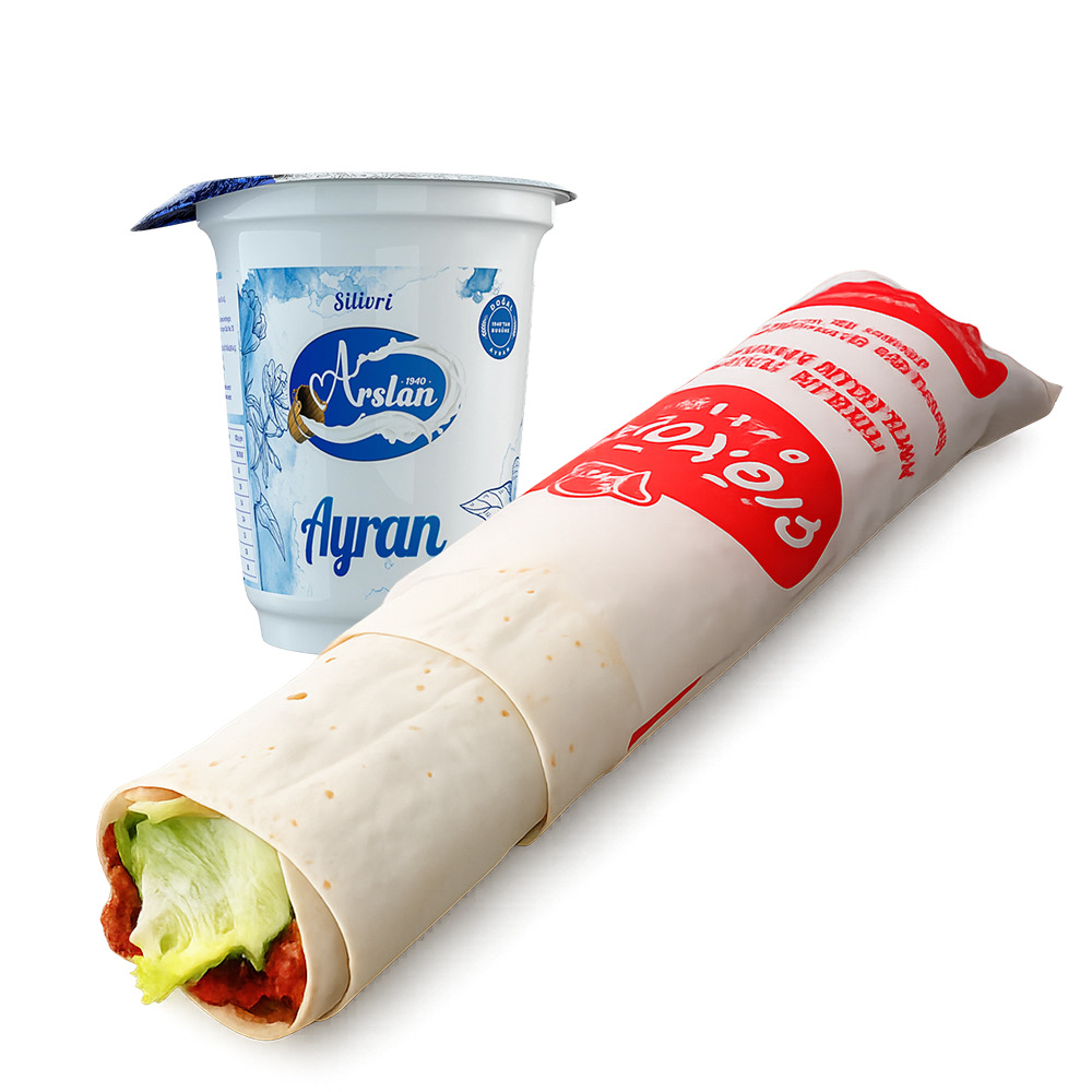 Çiğ Köfte Mega Dürüm Menü