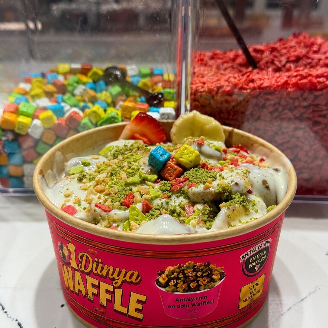 Mix Özel Beyaz Çikolatalı Waffle