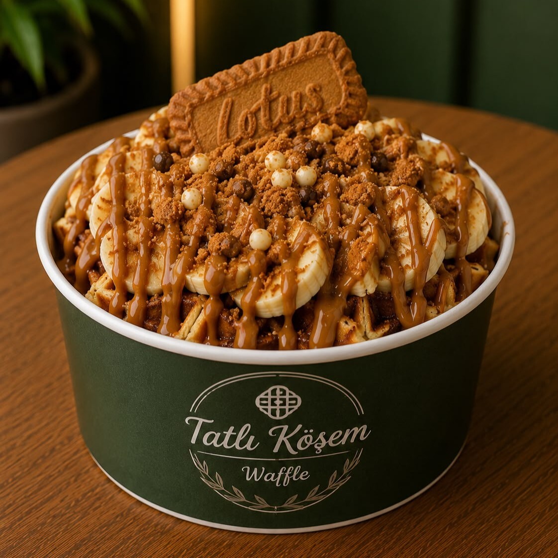 Lotus Karamel Waffle Bowl