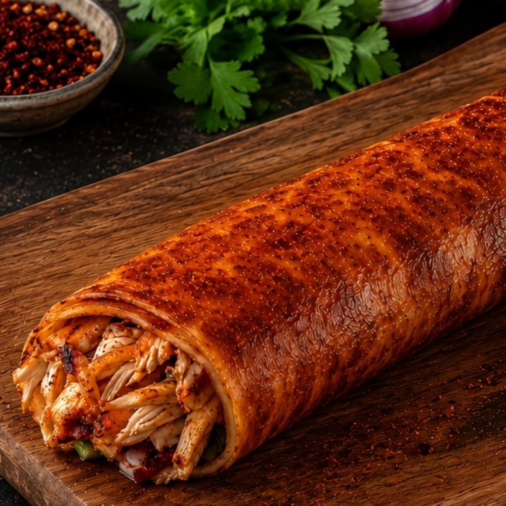 Hatay Usulü Tavuk Döner Dürüm (100 Gr)