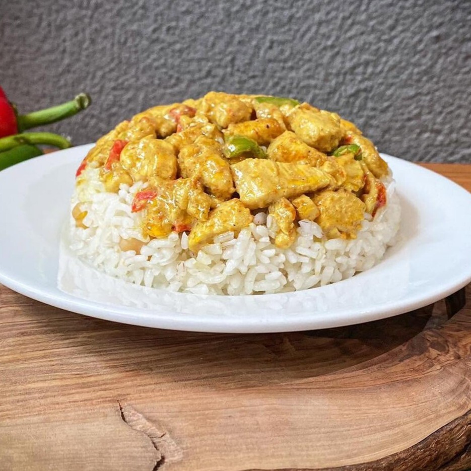 Körili Tavuklu Pilav (300 gr) NOHUTLU