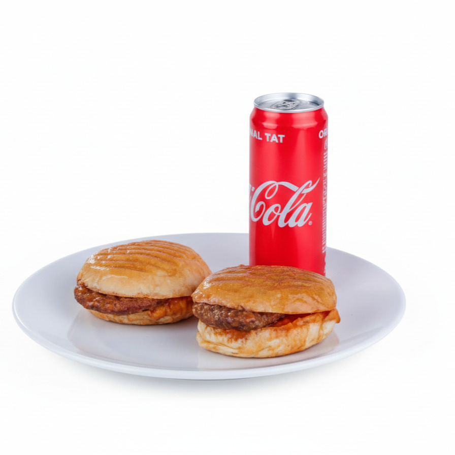 2 Islak Hamburger + Cola