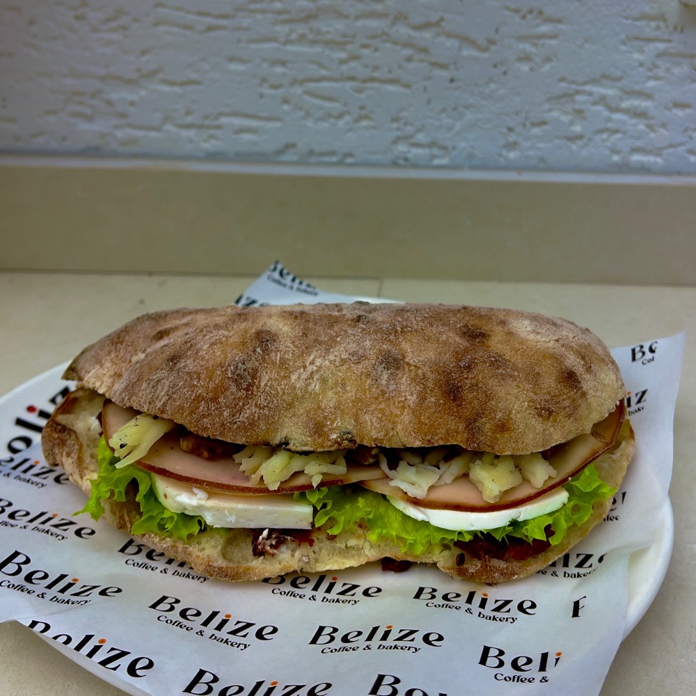 Olive Spread Freshly Made Sandwich