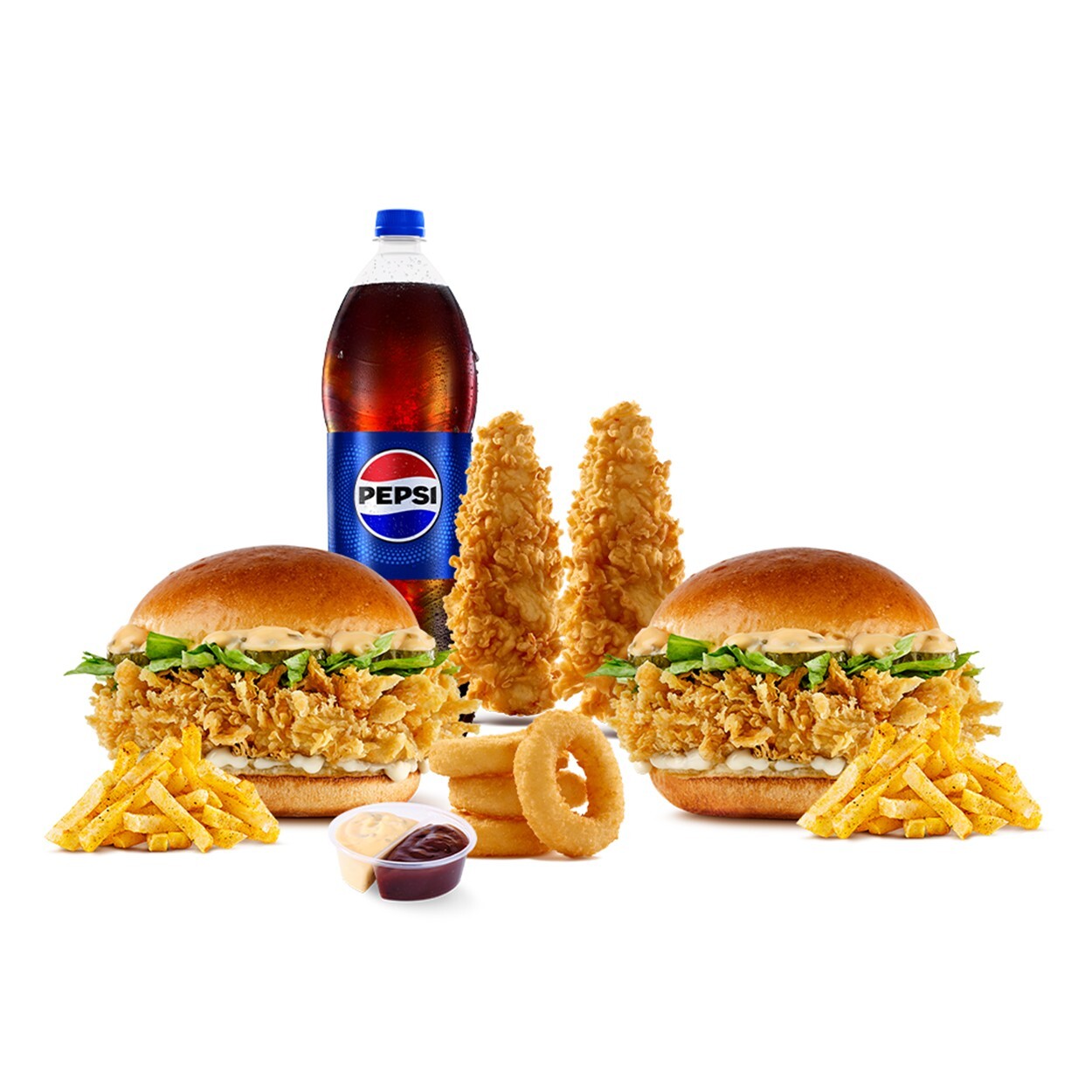 İkili Maxi Doyuran Tavuk Burger Menü