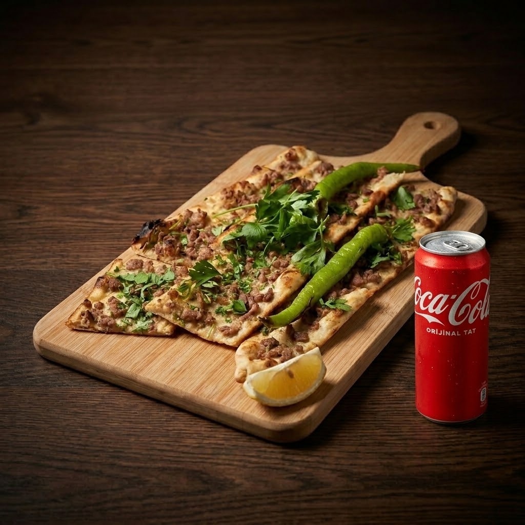 Kıymalı Pide & Coca-Cola (33 cl.)