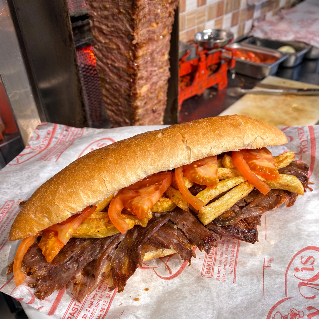 ⭐ Yarım Ekmek Et Döner ( 60 Gr )